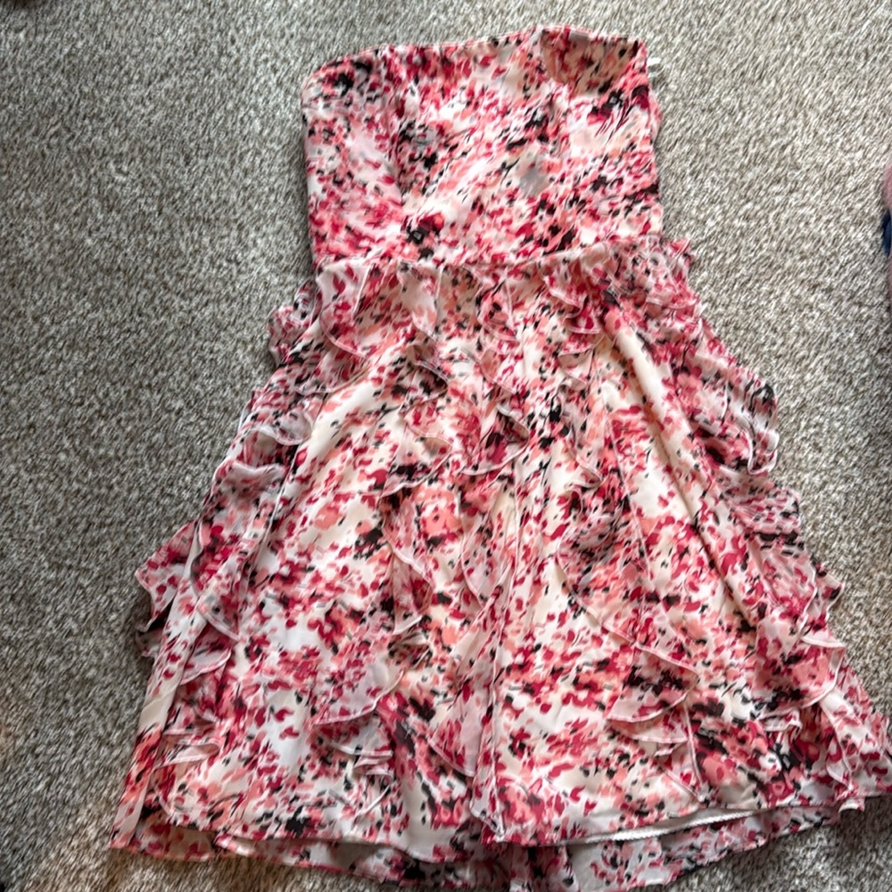 WHBM strapless dress.